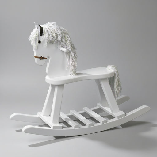 White Rocking Horse Kids Rocking Horse