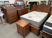 Amish Parkview 5 Piece Bedroom Set - In-Stock
 Parkview Bed - Queen Size
 Parkview Mule Dresser
 Parkview Dresser Mirror
 Parkview Chest of Drawers
 Parkview 3-Drawer Nightstand