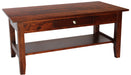 Amish Parkview Coffee Table - Amish Contemporary Coffee Table - Solid Cherry Coffee Table - Ashery Woodworking