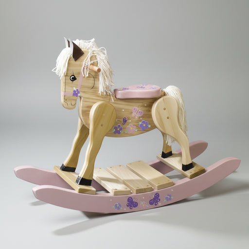 Pink Butterfly Rocking Horse Kids Rocking Horse