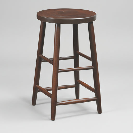 Plain Turned Bar Stool Stationary Barstools Mission