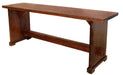 Amish Plank Top Bench - Multiple Sizes Benches No Back Farmhouse