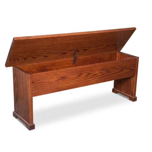 Amish Plank Top Storage Bench - Multiple Sizes Storage Benches No Back Farmhouse