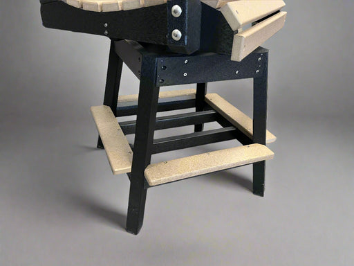 Amish Poly Swivel Base Dining Chair 