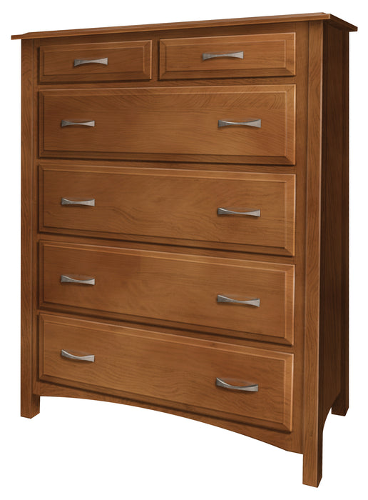 Amish Postal Deluxe Chest of Drawers Contemporary Style in Michaels Stain on Quarter Sawn white Oak