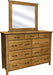 Amish Postal High Dresser in Seely Stain on Oak wood Contemporary Style