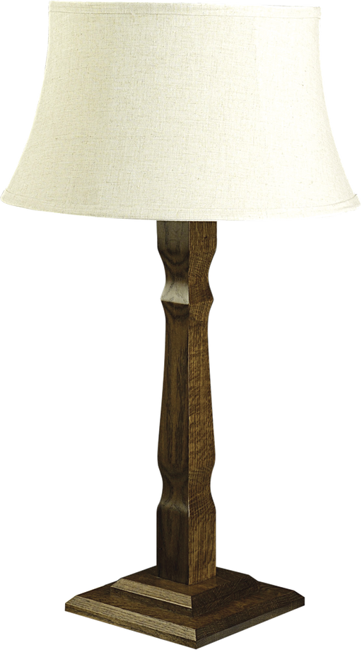 Prairie Table Lamp Desk Lamp Amish Made Front Facing