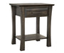 Amish Providence 1-Drawer Open Nightstand - Brown Maple - Elite Woodworking