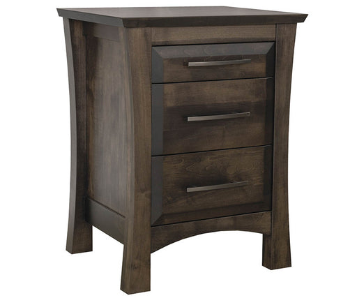 Amish Providence 3-Drawer Dresser - Solid Brown Maple - Shadow Stain - Elite Woodworking