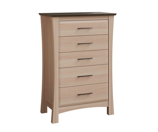 Amish Providence Chest of Drawers - Solid Maple Chest of Drawers - 2-Tone