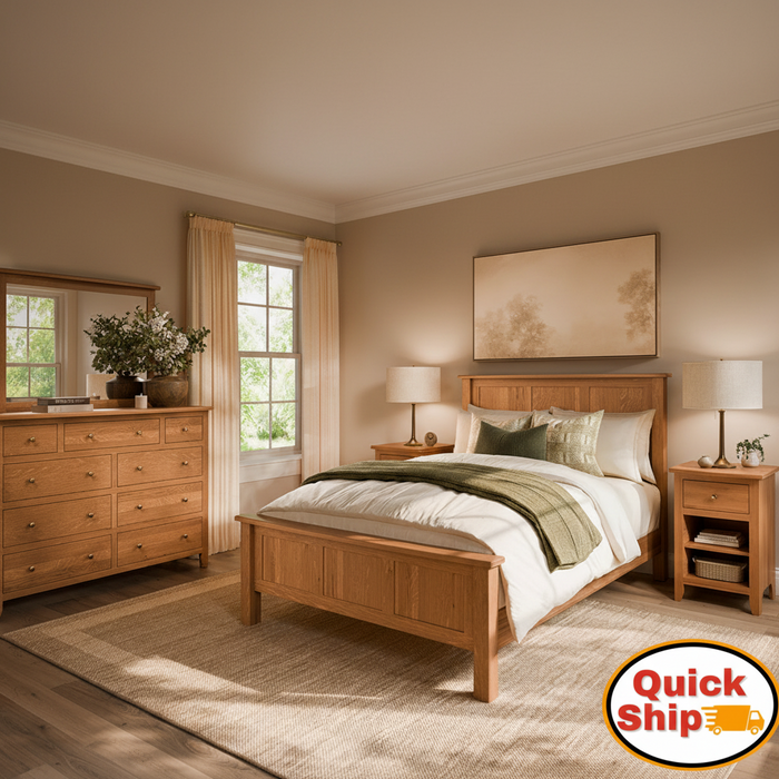 Amish Quick Ship Classic Shaker Bedroom Set