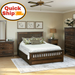Amish Quick Ship Classic Shaker Slat Storage Platform Bed - Underbed Storage Drawers - Solid Brown Maple - OCS-122 Cocoa - Amish Made Storage Platform Bed - J&M Woodworking