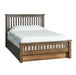 Amish Quick Ship Classic Shaker Slat Storage Platform Bed - Underbed Storage Drawers - Solid Brown Maple - OCS-122 Cocoa - Amish Made Storage Platform Bed