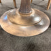 Amish Quick Ship Sunberry Round Fabric Dining Set - 54" Round Modern Dining Table With Fabric Chairs - Solid Brown Maple - Y&M Chair - Base View 2