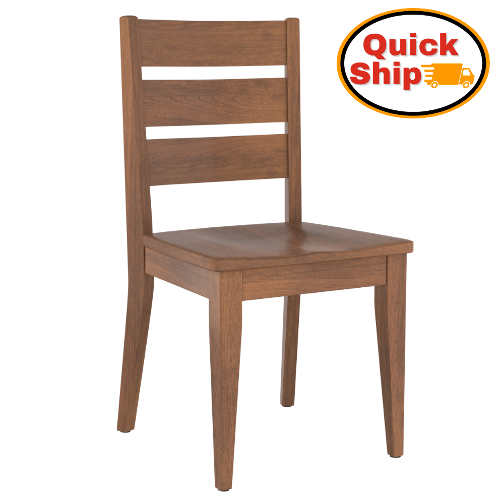 Amish Quick Ship Winston Dining Chair - Quick Ship Amish Dining Chair - Mid-Century Modern Amish Dining Chair