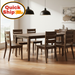 Amish Quick Ship Winston Dining Set - Quick Ship Amish Dining Set - Amish Shaker Leg Table - Mid-Century Modern Amish Dining Chair - 42" x 60" w/ 2-12" Leaves - Wengerd Wood Products - In-Room Scene 1