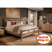 Amish Quick Ship Wyndham Hills 5-pc. Bedroom Set- Brown Maple Driftwood Stain - J&M Woodworking - Mid-Century Amish Bedroom 