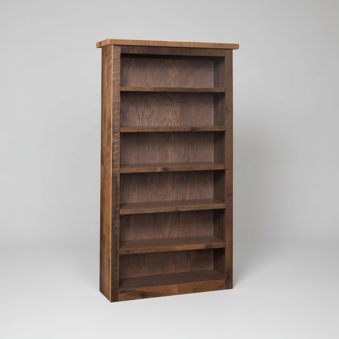 Amish Reclaimed Barn Wood Rustic Bookcase 36" Wide x 72" High