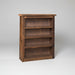 Amish Reclaimed Barnwood 36" Wide x 36" High Bookcase Farmhouse Rustic Wood Bookshelf
