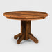 Barn Beam Round Single Pedestal Table Single Pedestal Tables Farmhouse Reclaimed Barnwood