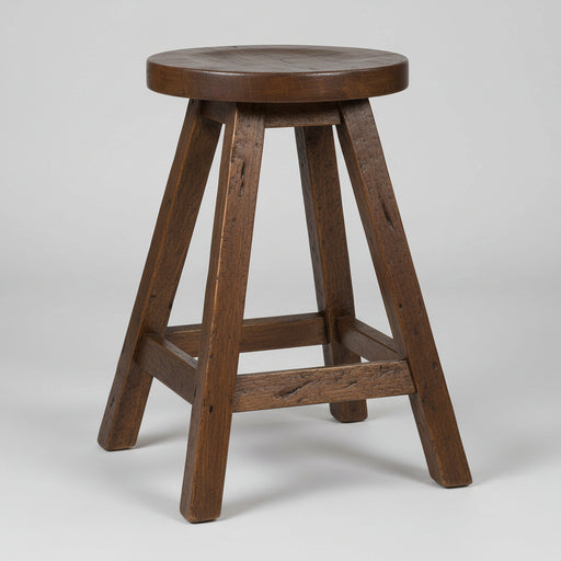 Reclaimed Barn Beam Barstool Barstools Farmhouse Reclaimed Barnwood