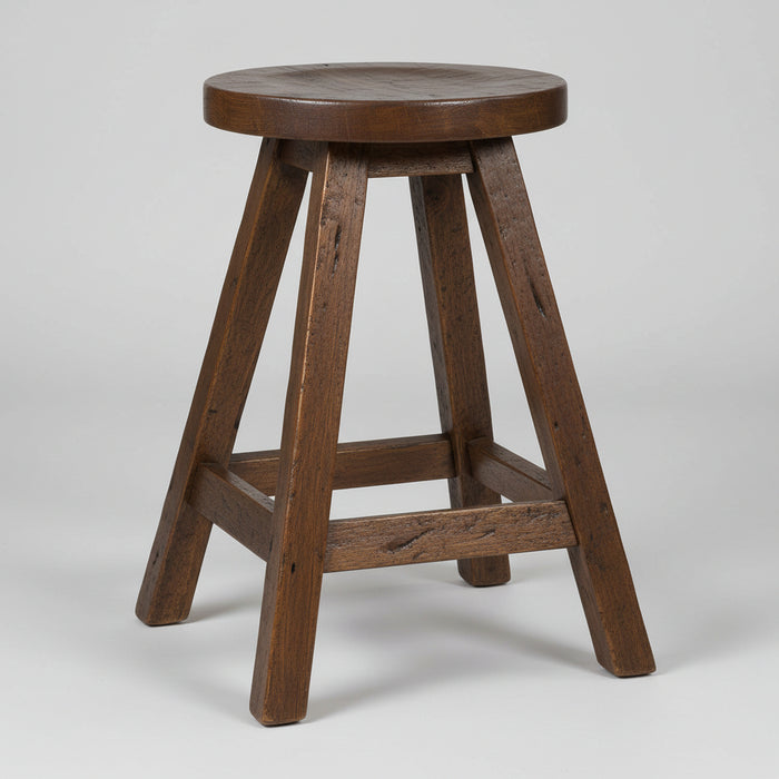Reclaimed Barn Beam Barstool Barstools Farmhouse Reclaimed Barnwood