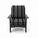 Amish Regal Chair - Poly - Sunbrella Fabric