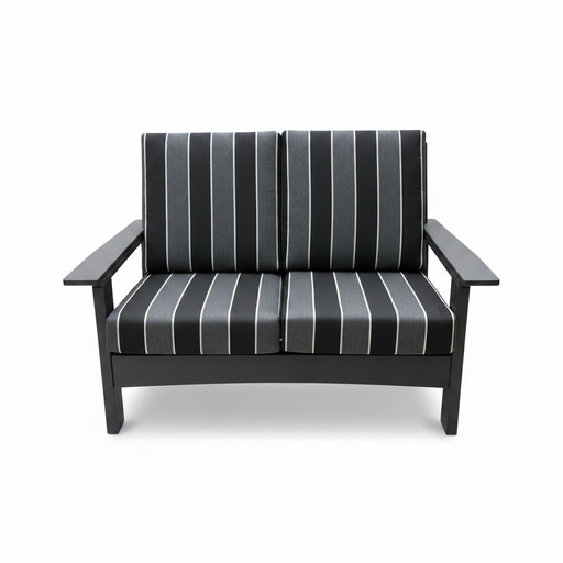 Amish Regal Loveseat-Poly - Sunbrella Fabrics