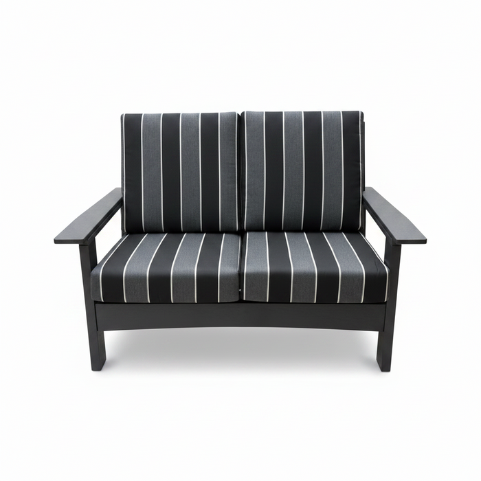 Amish Regal Loveseat-Poly - Sunbrella Fabrics