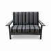 Amish Regal Loveseat-Poly - Sunbrella Fabrics