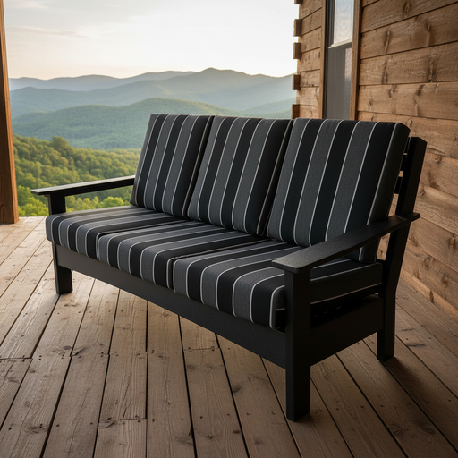Amish Regal Sofa - Poly - Sunbrella Fabric