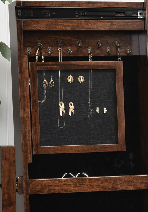 Amish Reno Jewelry Cheval Mirror Earring Screen
