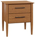 Amish Shaker Reveal Nightstand in Chestnut Finish on Sap Cherry Wood