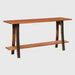 Amish Reverse Stave Leg Barrel Sofa Table