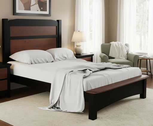 Amish Richfield Bed 2 Toned Stain Finish OCS 113 Michaels on OCS 230 Onyx