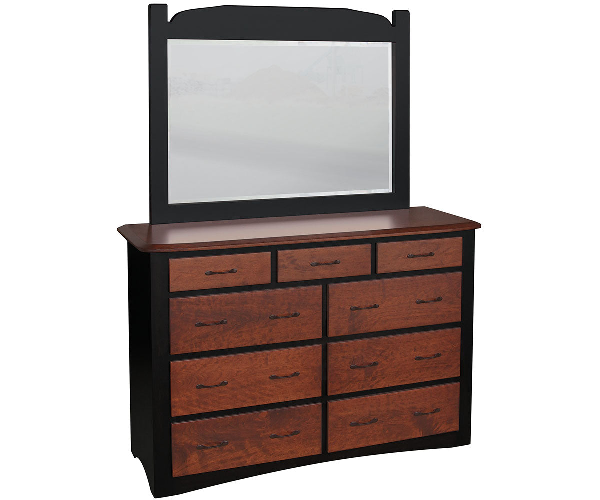 Amish Richfield Dresser 2 Toned Stain Finish OCS 113 Michaels on OCS 230 Onyx