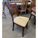 Amish Richfield Single Pedestal Dining Set In-Stock - Walnut Wood - Fabric Seat Easton Dining Chairs - Contemporary Walnut Amish Dining Set 2