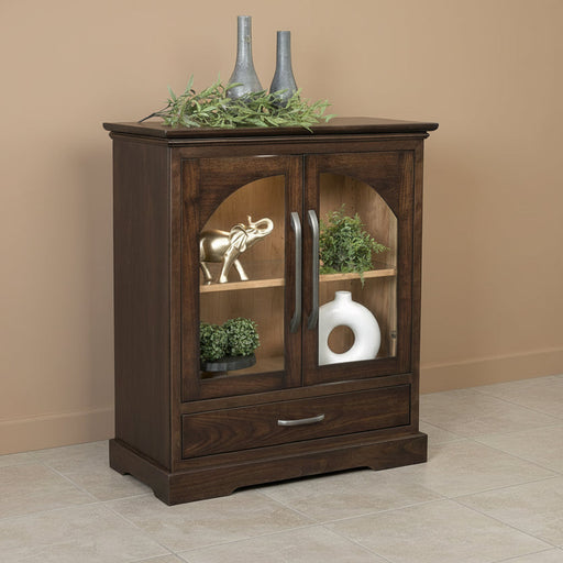 -Hardware:
4288 BNBDL (Doors)
4160 BNBDL (Drawer)
-1 Adjustable Glass Shelf w/ Wood Frame
- LED Touch Lighting