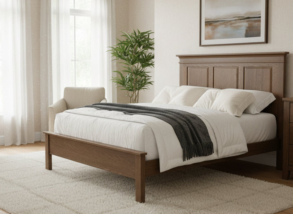 Amish Rockwell Bed Low Footboard