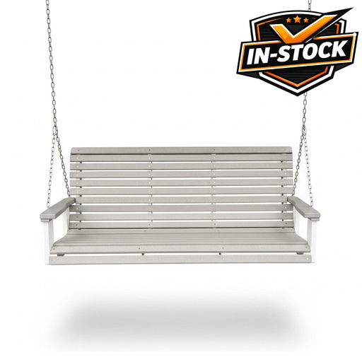 Amish Rollback 5' Swing -In Stock
Light Gray on White
Poly 5' Swing