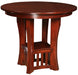 Amish Salida Pub Table Single Pedestal Pub Tables Mission