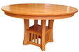 Amish Salida Table Single Pedestal Tables Mission