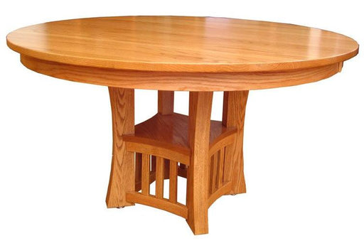 Amish Salida Table Single Pedestal Tables Mission