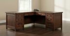 Amish Santa Fe L Desk
Left Wall - 68"W x 30"D x 30.5"H
Right Wall - 73"W x 25"D x 31"H