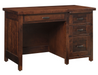 Amish Santa Fe Single Pedestal Desk No Single Pedestal Desks Farmhouse Shaker