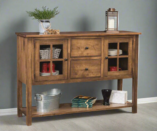 Amish Savannah 2-Door Buffet
Hardware: KR15BL Knob
1 Adjustable Shelf per Door