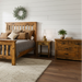 Amish Sawyer Rough Sawn Reclaimed Wood Rustic Cabin Bedroom Set