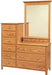 Amish Scenic Shaker9-Dr Chesser 13 10- J&M Woodworking - Solid Wood Amish Bedroom Furniture - Golden Oak Shaker Bedroom 