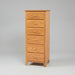 Amish Scenic Shaker 6 Drawer Lingerie Chest 1a - J&M Woodworking - Solid Wood Amish Bedroom Furniture - Golden Oak Shaker Bedroom 
