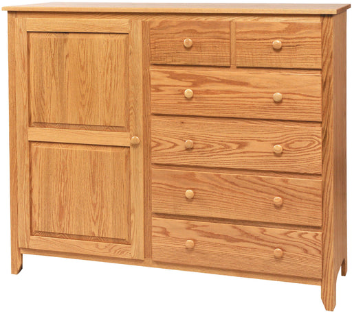 Amish Scenic Shaker Gentlemans Chest 15 - J&M Woodworking - Solid Wood Amish Bedroom Furniture - Golden Oak Shaker Bedroom 